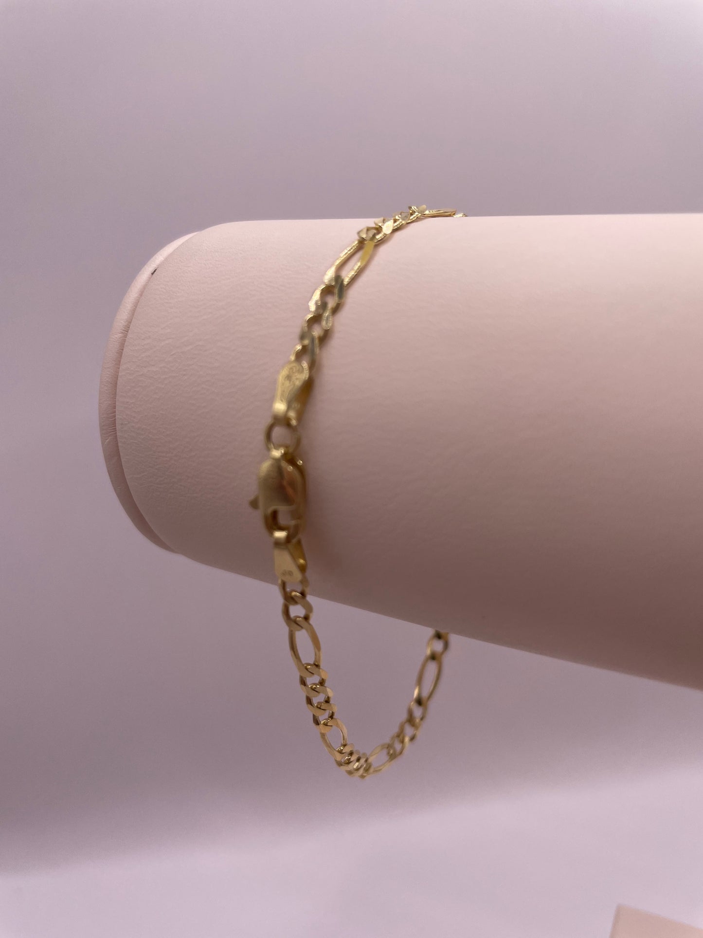 14k fígaro bracelet 3mm