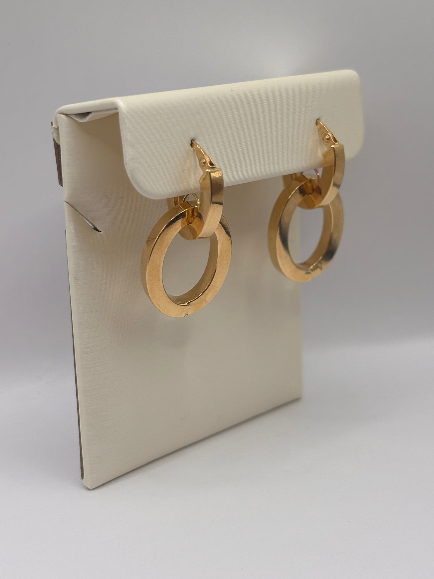 Interlocking Hoops 14k