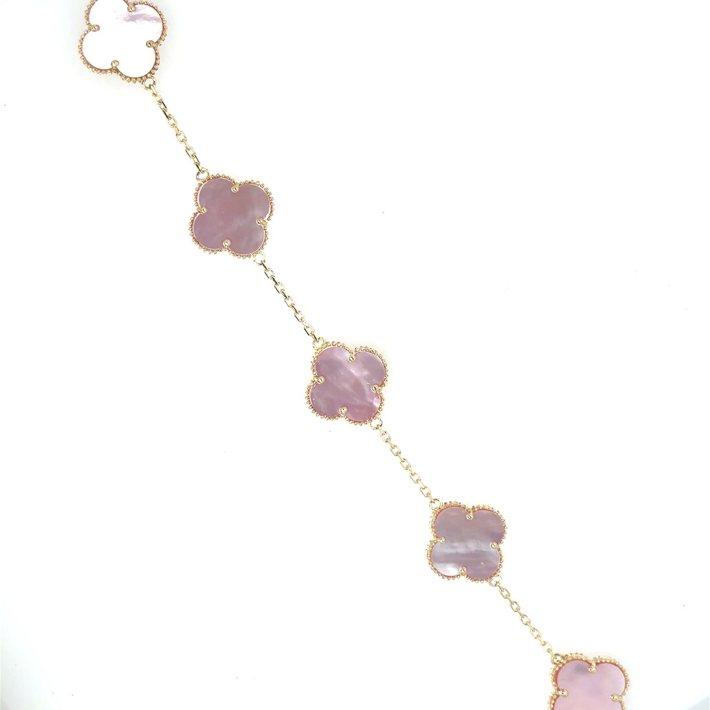 Mother of pearls bracelet 14k