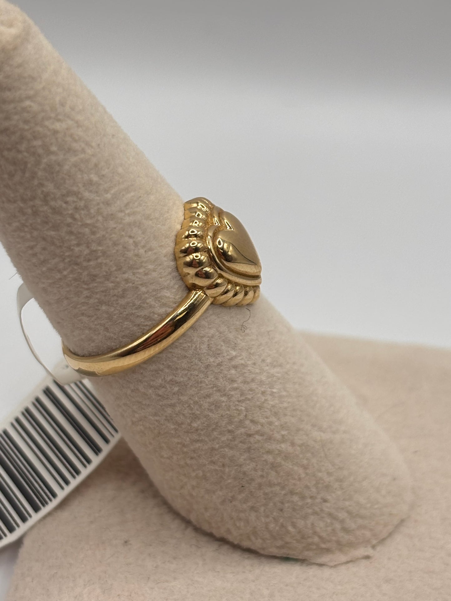 Woman Heart ring 14k
