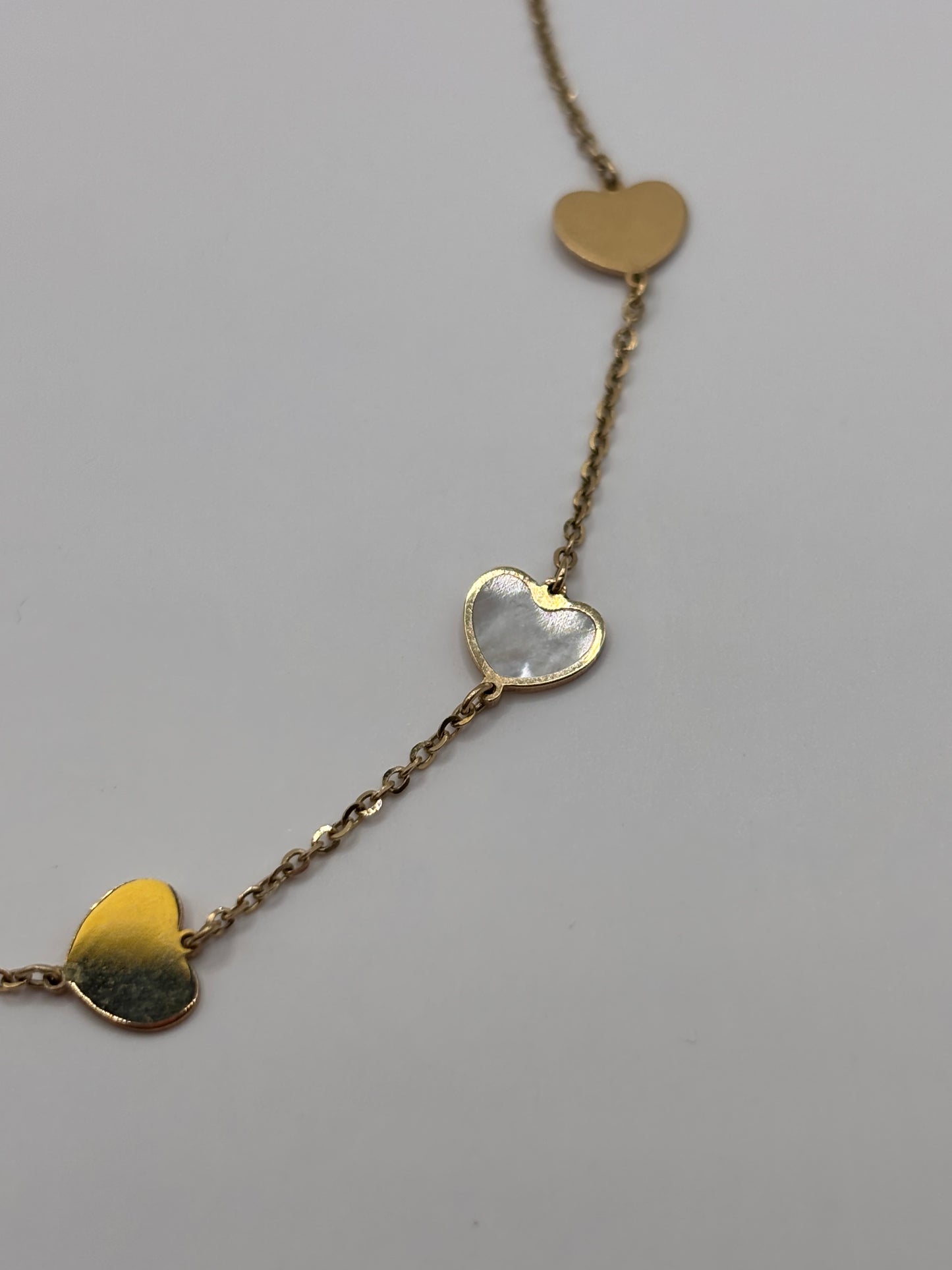 Anklet Heart 14k