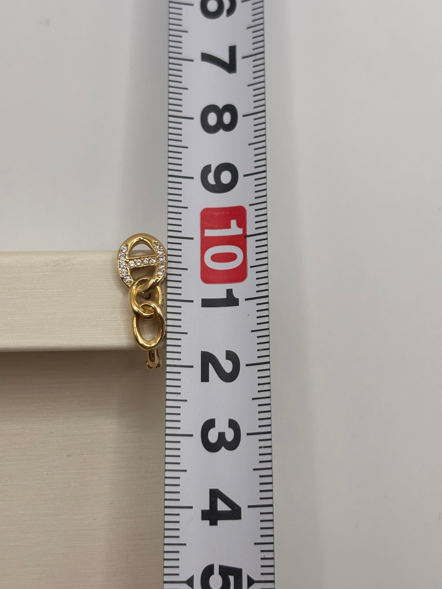 Interlaced earrings 14k