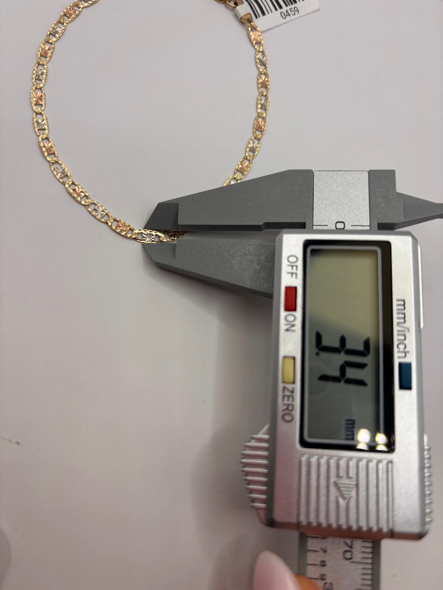 Bracelet marinero 3 tones 14k