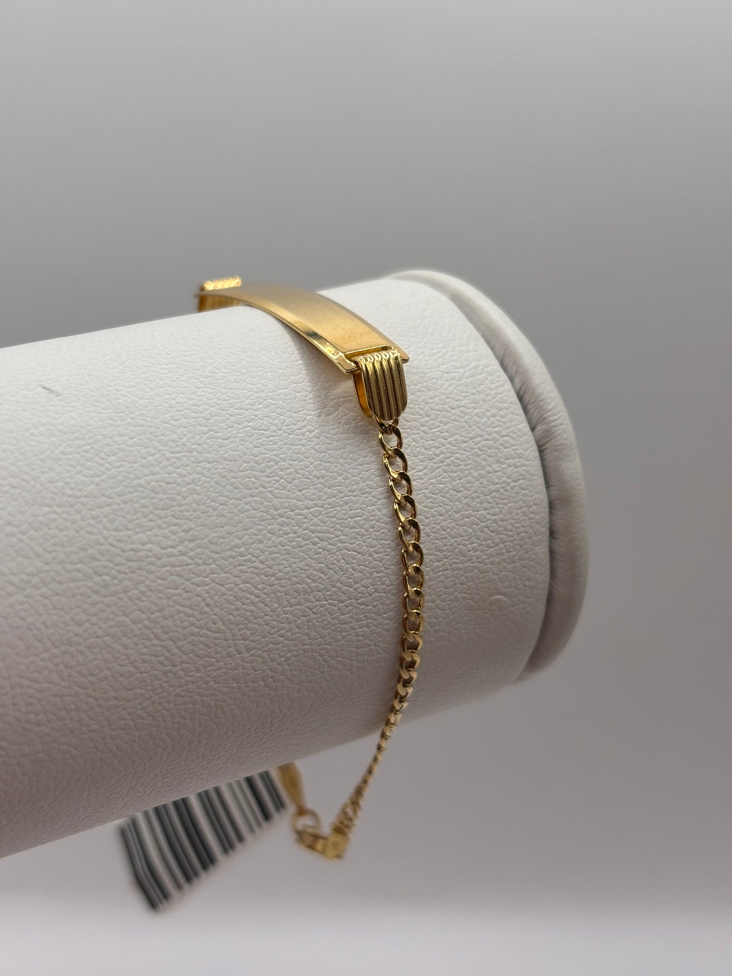 Baby ID cuban link 14k