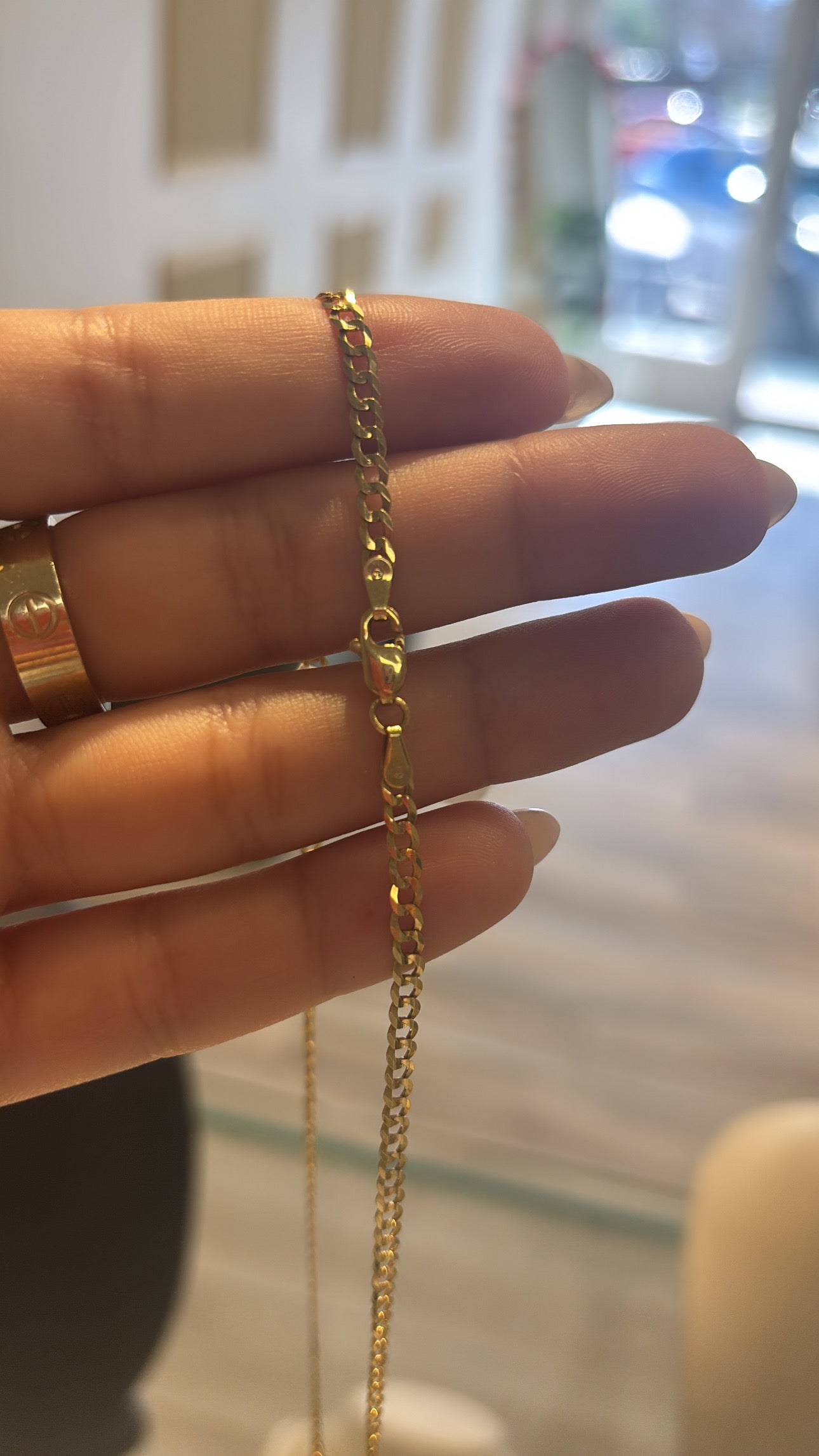 Cuban necklace 14k 3mm