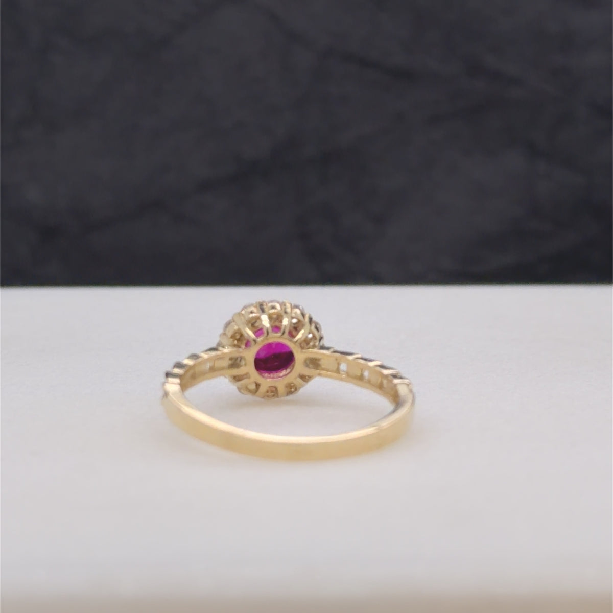 10k piedra roja cz