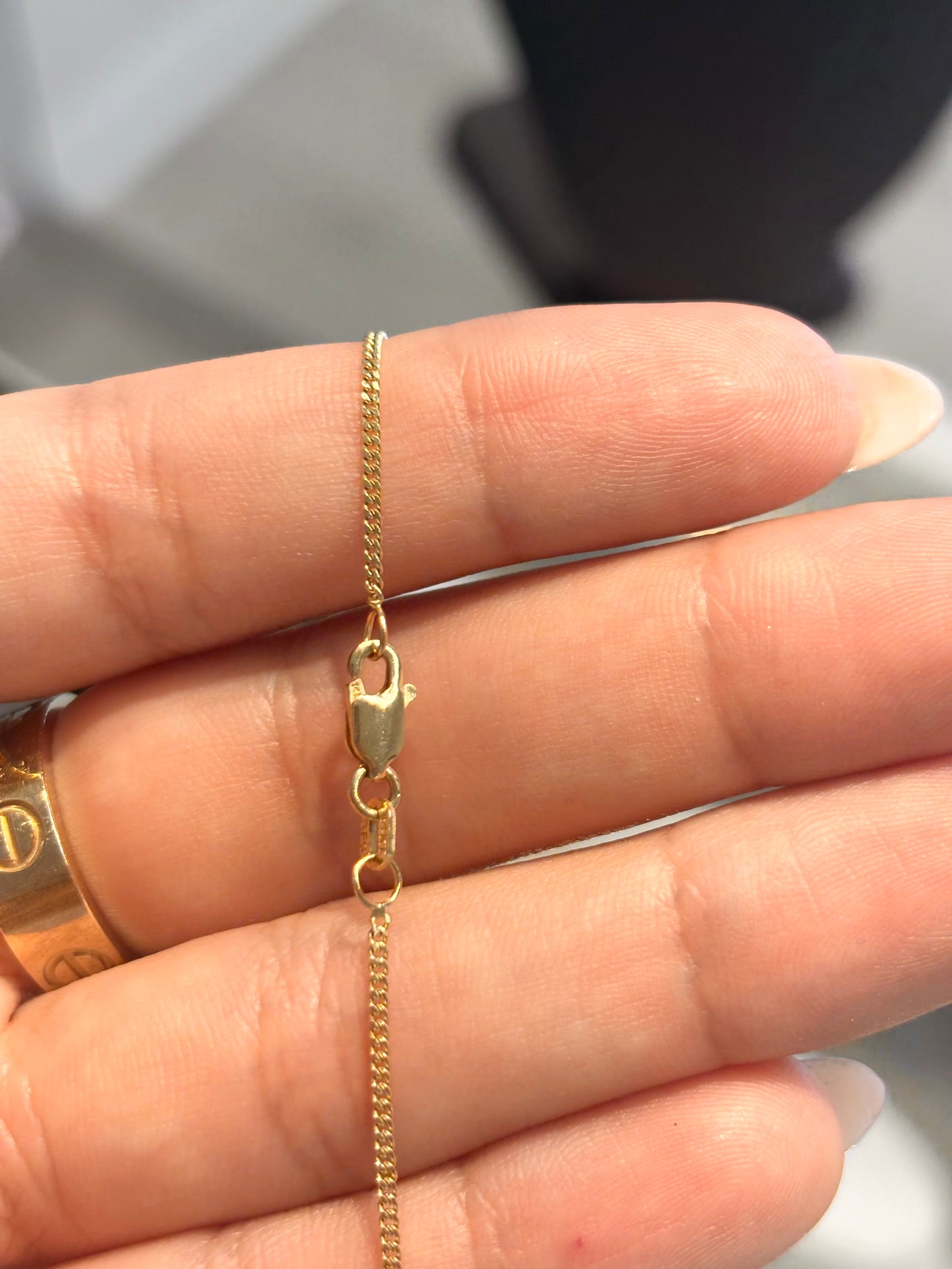 14k Cuban necklaces with butterfly pendant