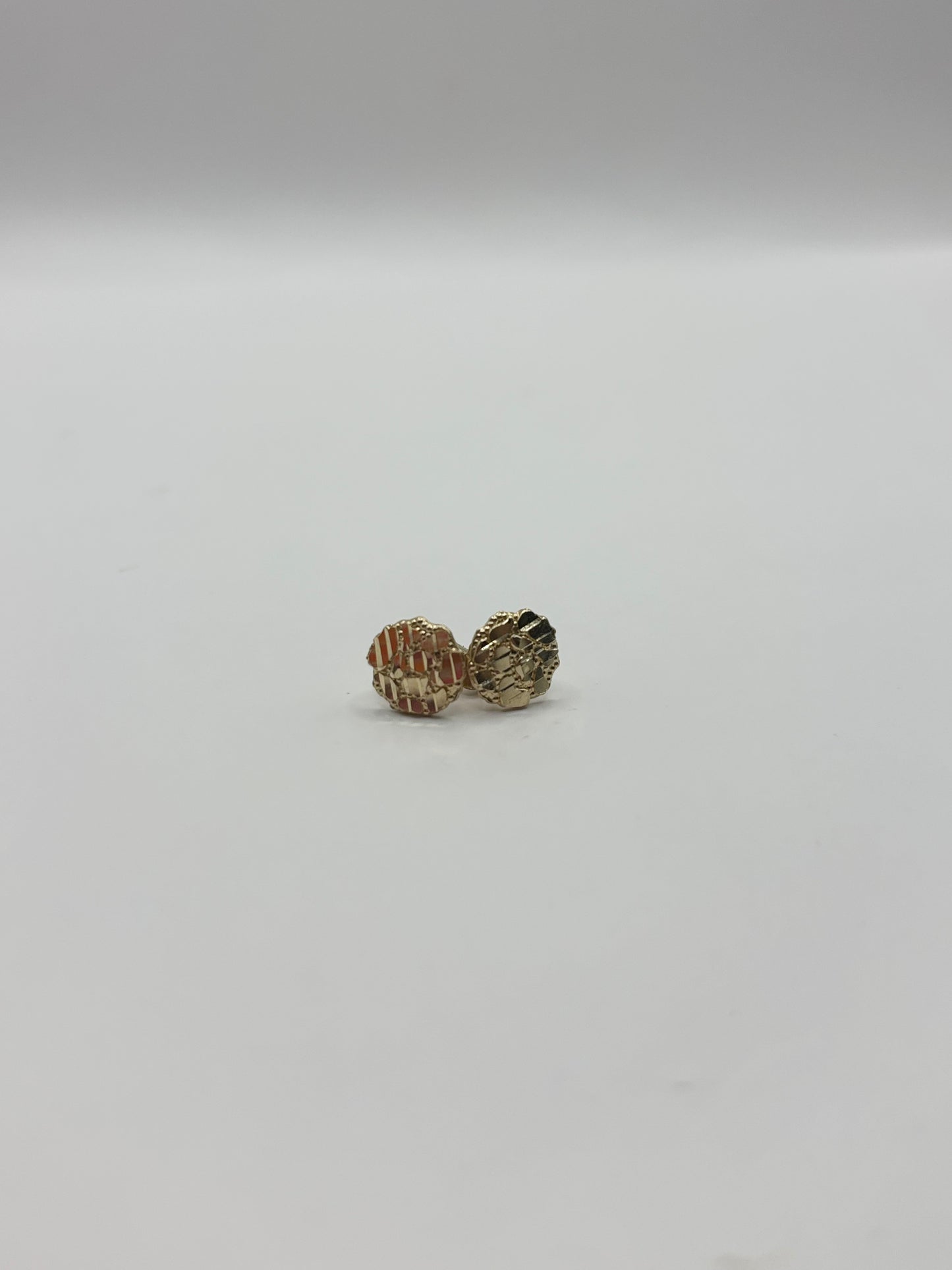 14k nugget earrings