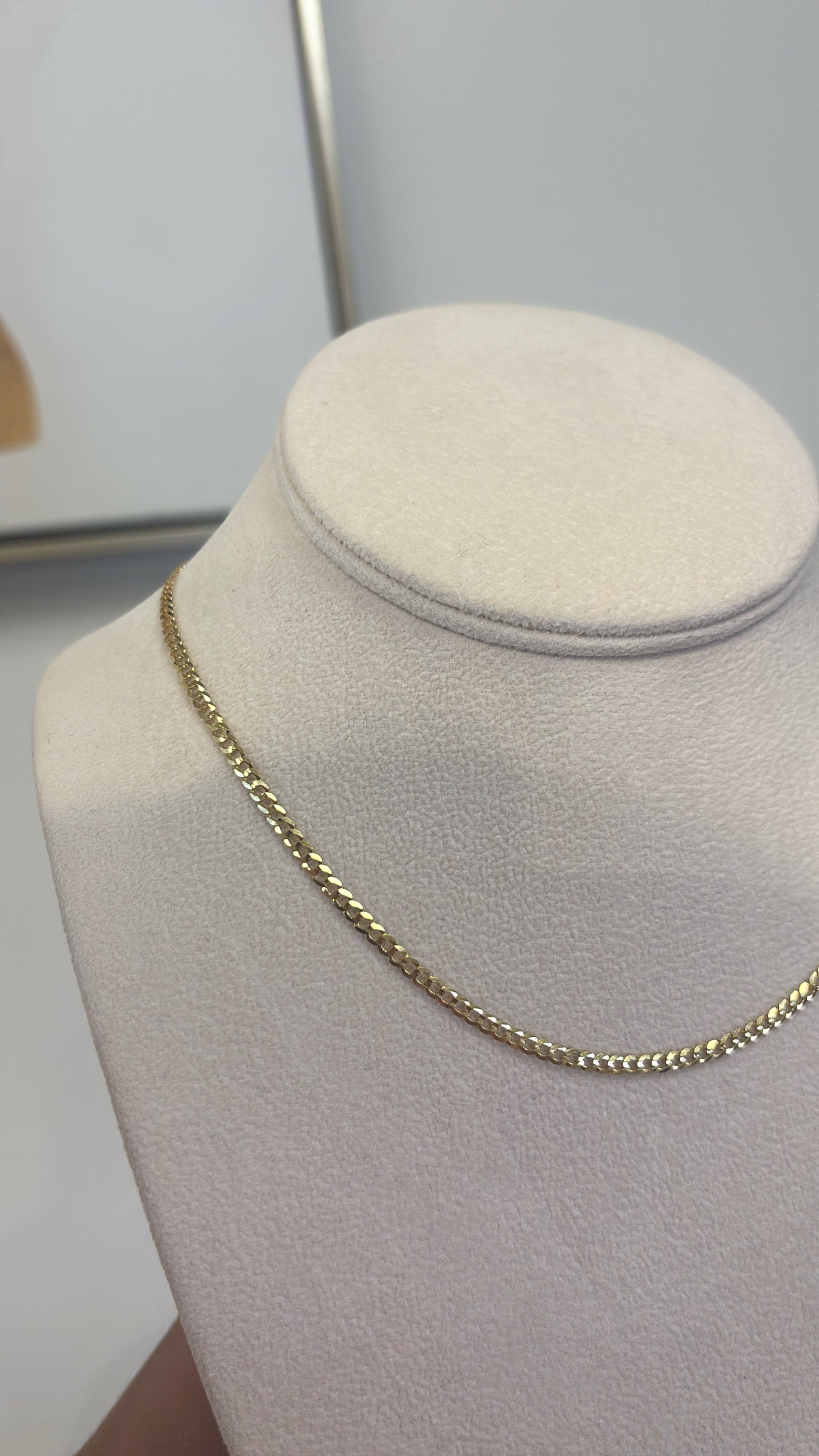 Cuban necklace 14k 2.3mm