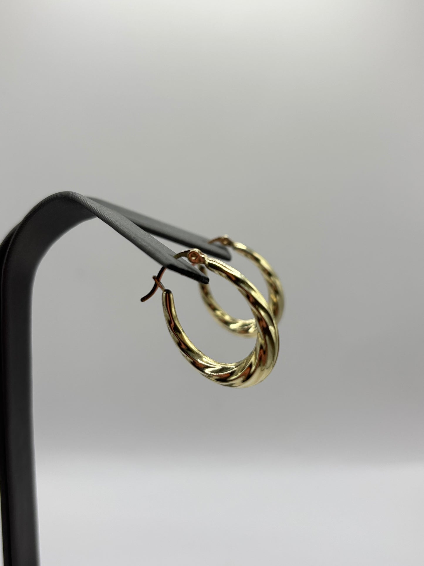 14k hoop earrings