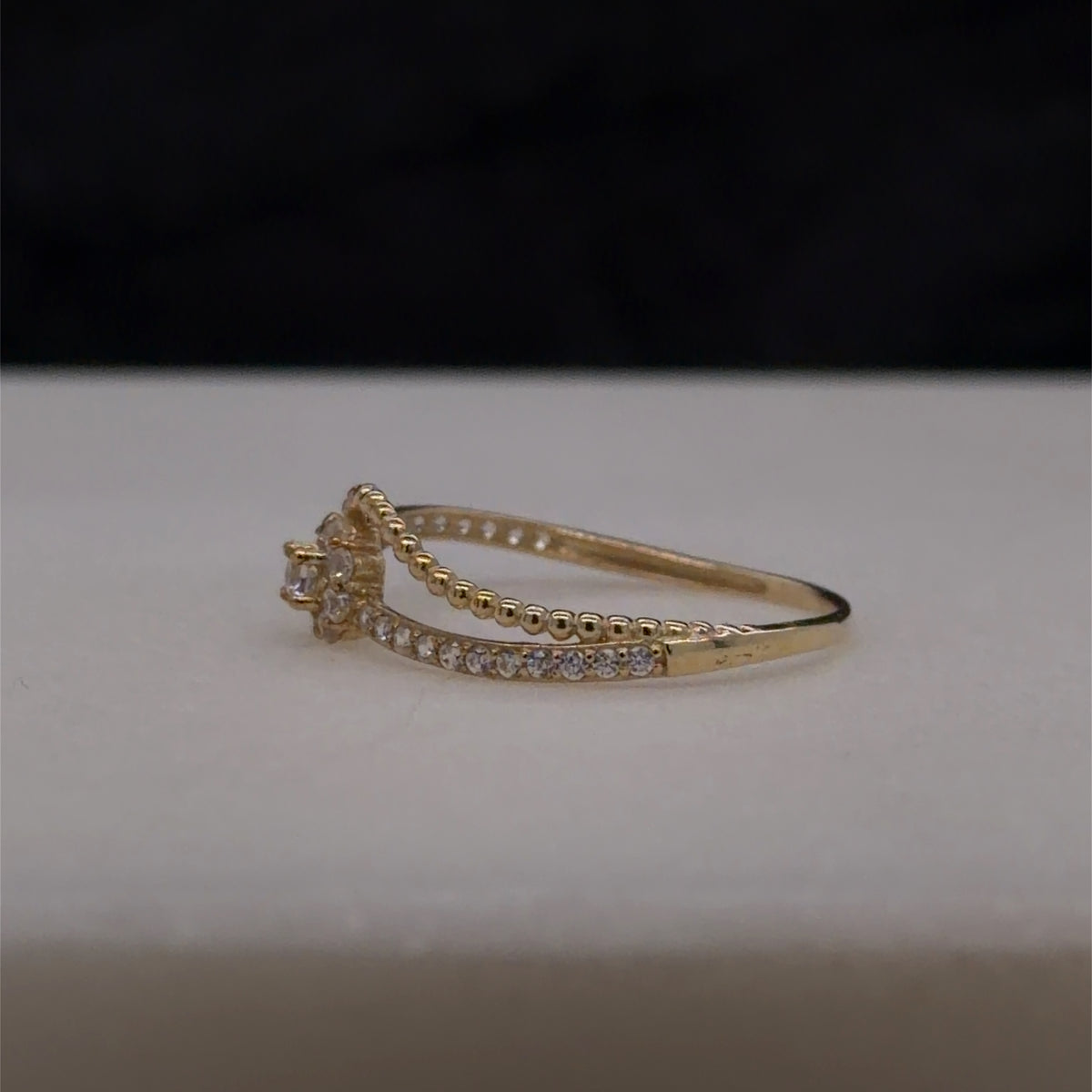 10k ring cz