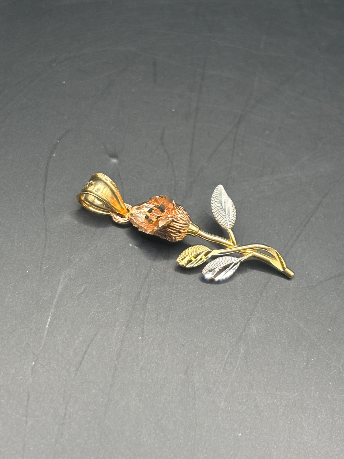 14k flor eterna 3 oros