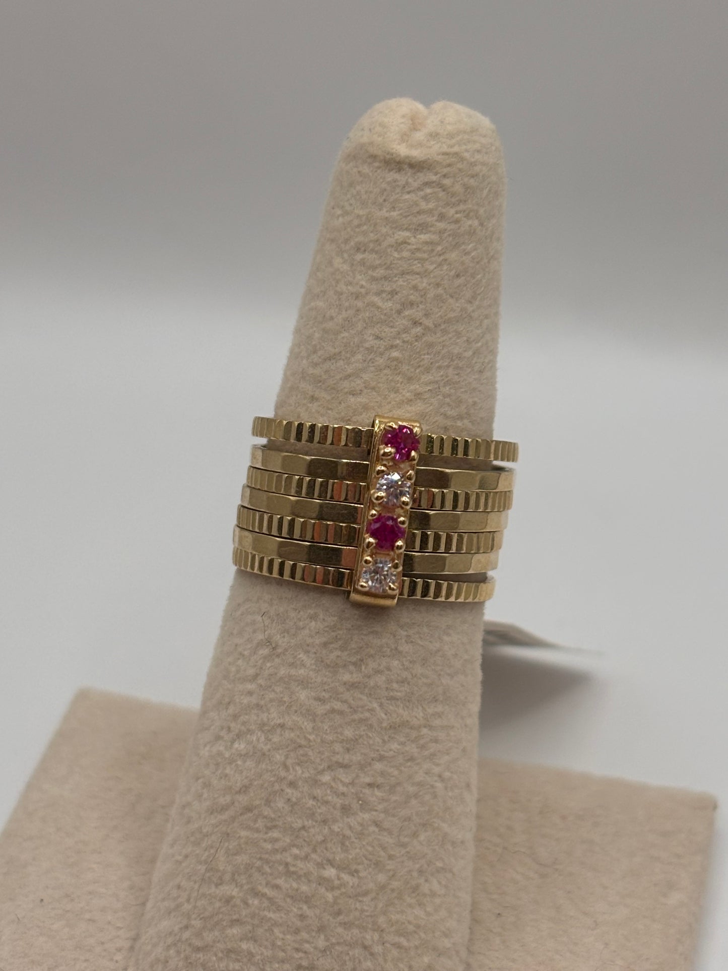 Woman weekly ring 14k