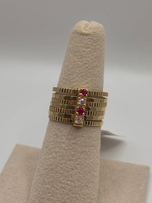 Woman weekly ring 14k