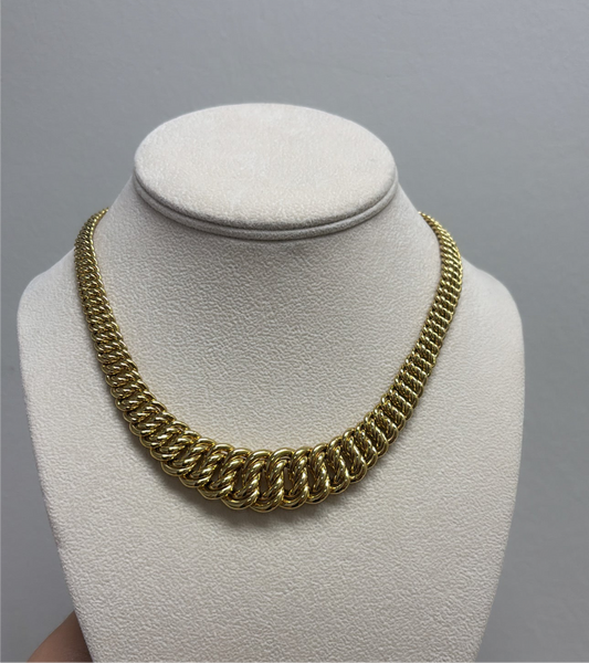 Princess style necklace 14k