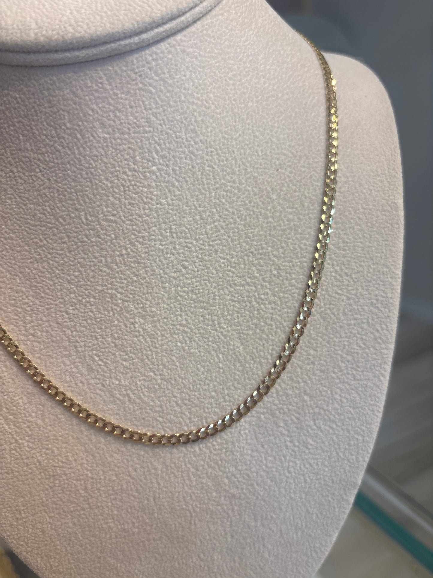 Cuban necklace 14k 3mm