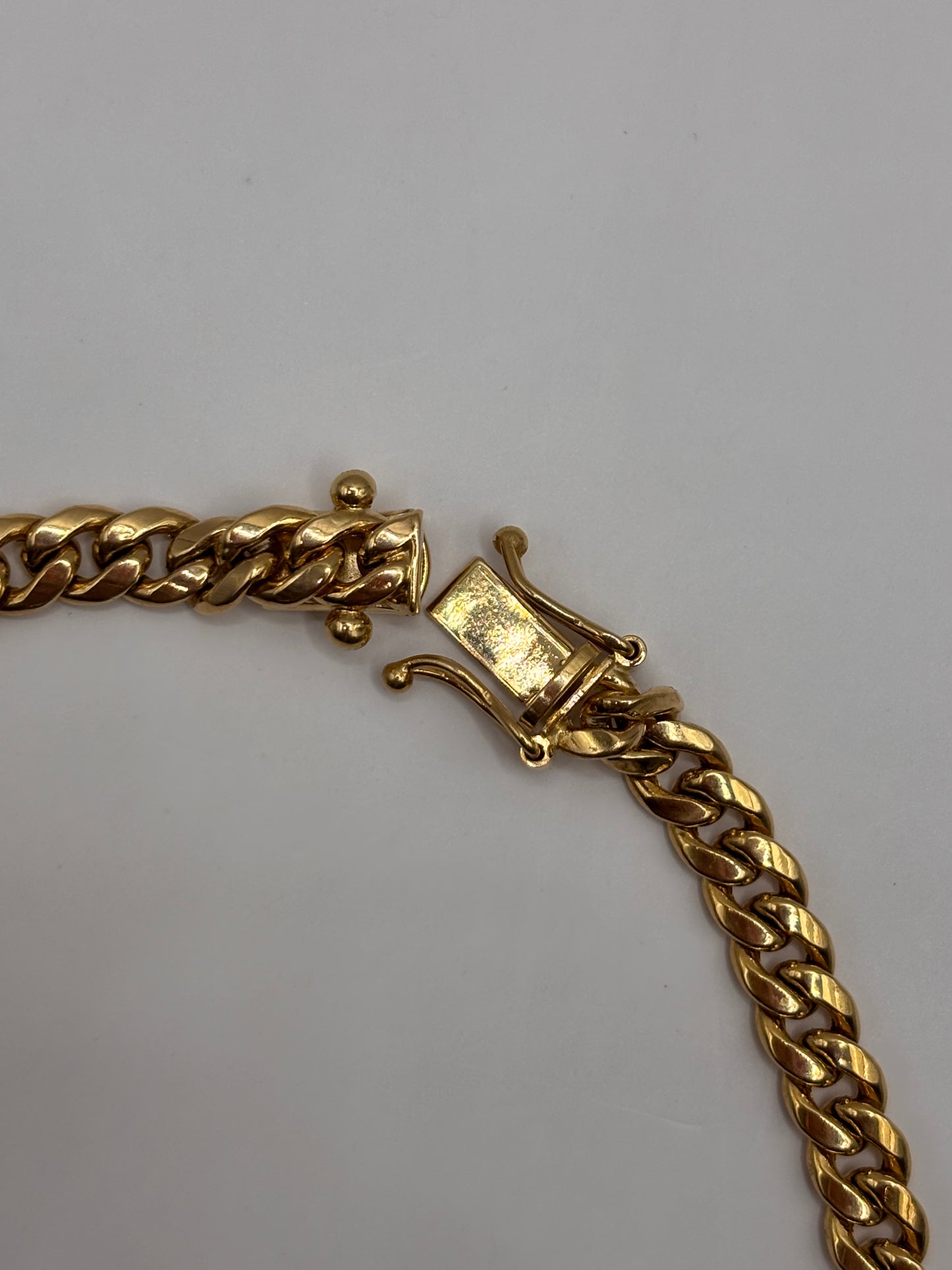Miami cuban bracelet 14k