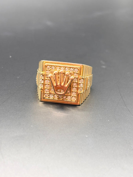 14k men ring sz 9.5