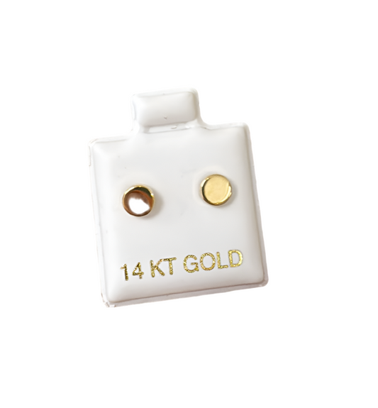 Minimalist earrings 14k