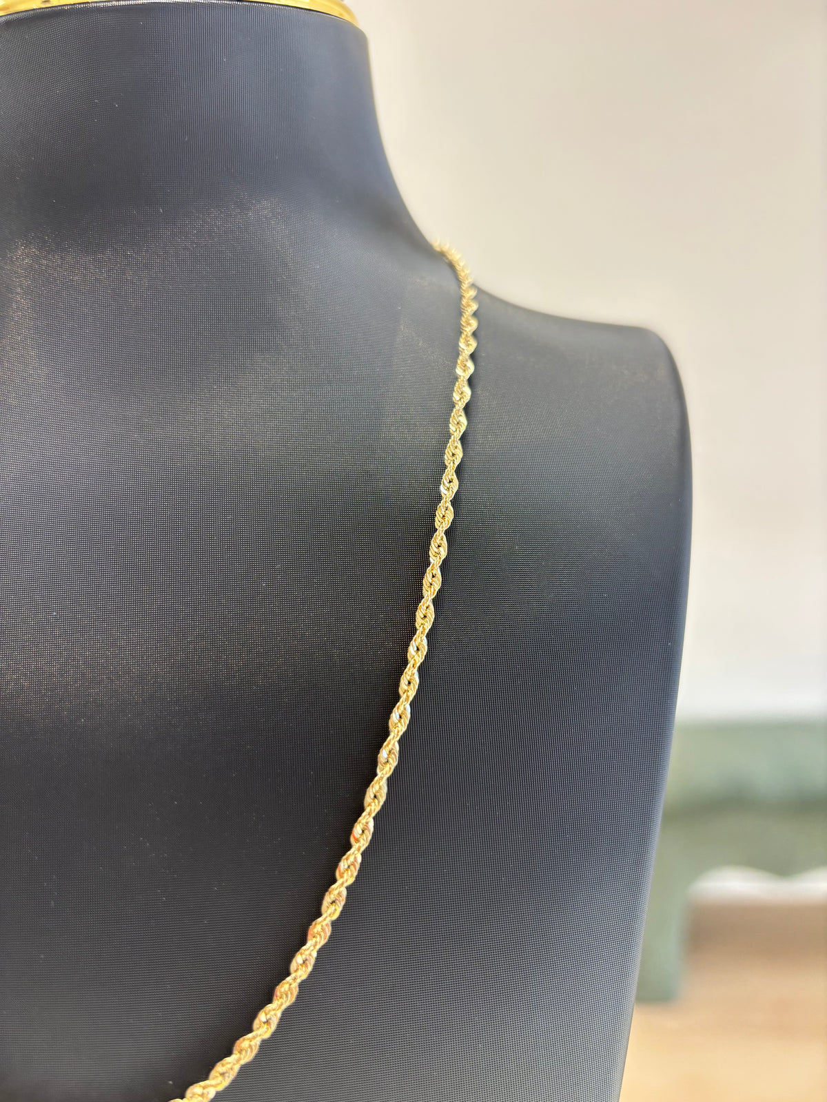 14k rope chain 2mmm hallow