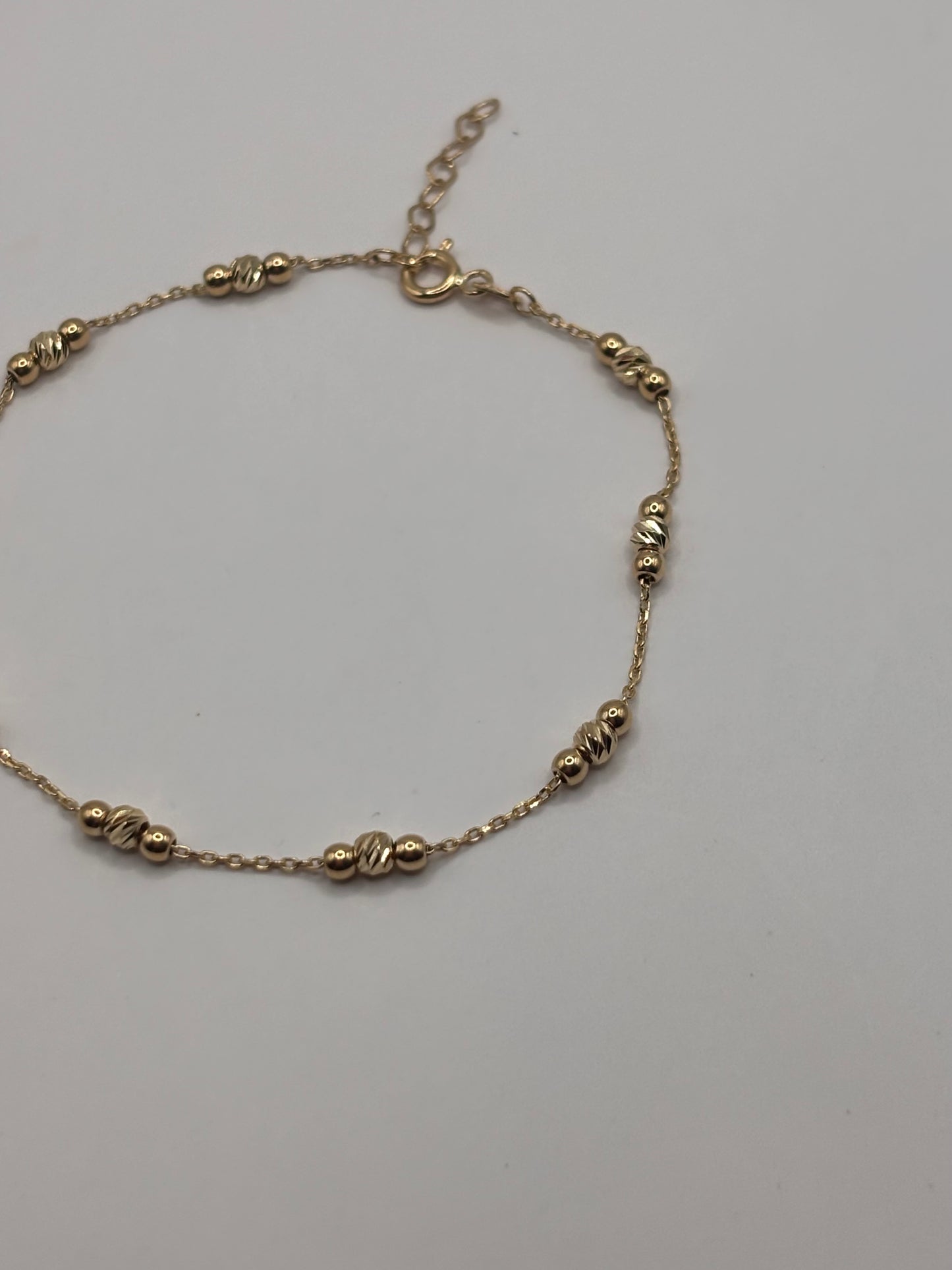 14k ball chain bracelet