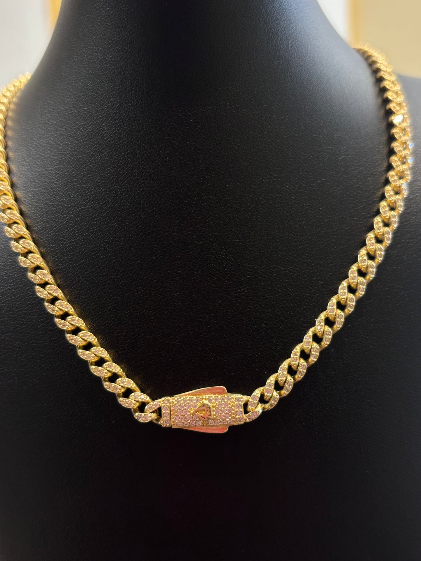 10k ice cut Mónaco chain