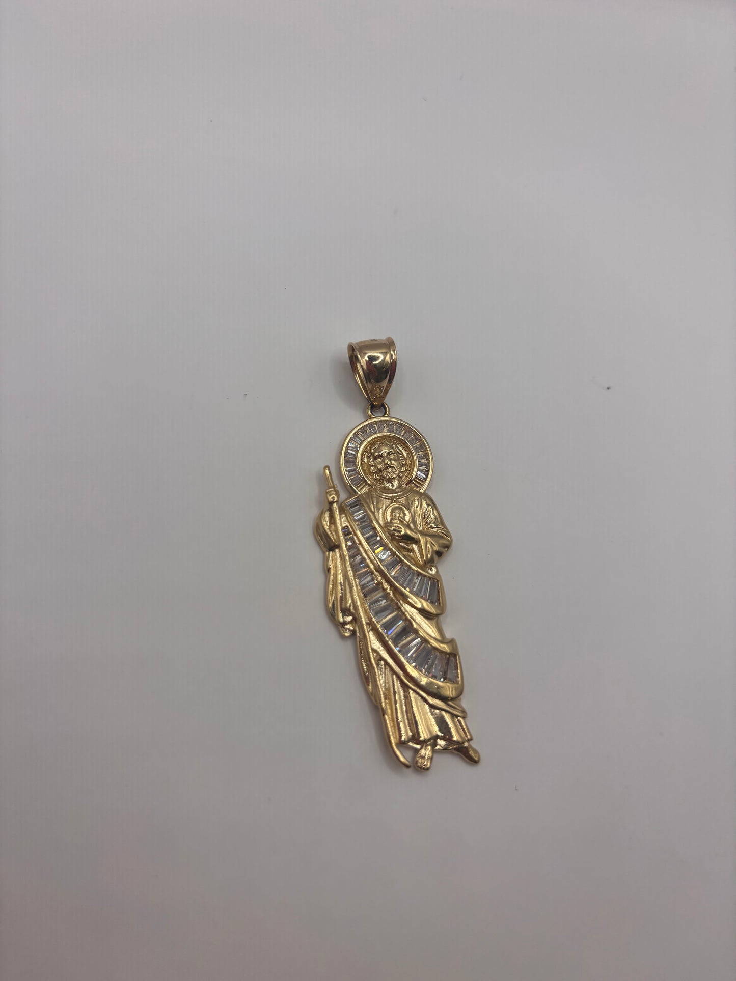 San Judas Tadeo charm 14k