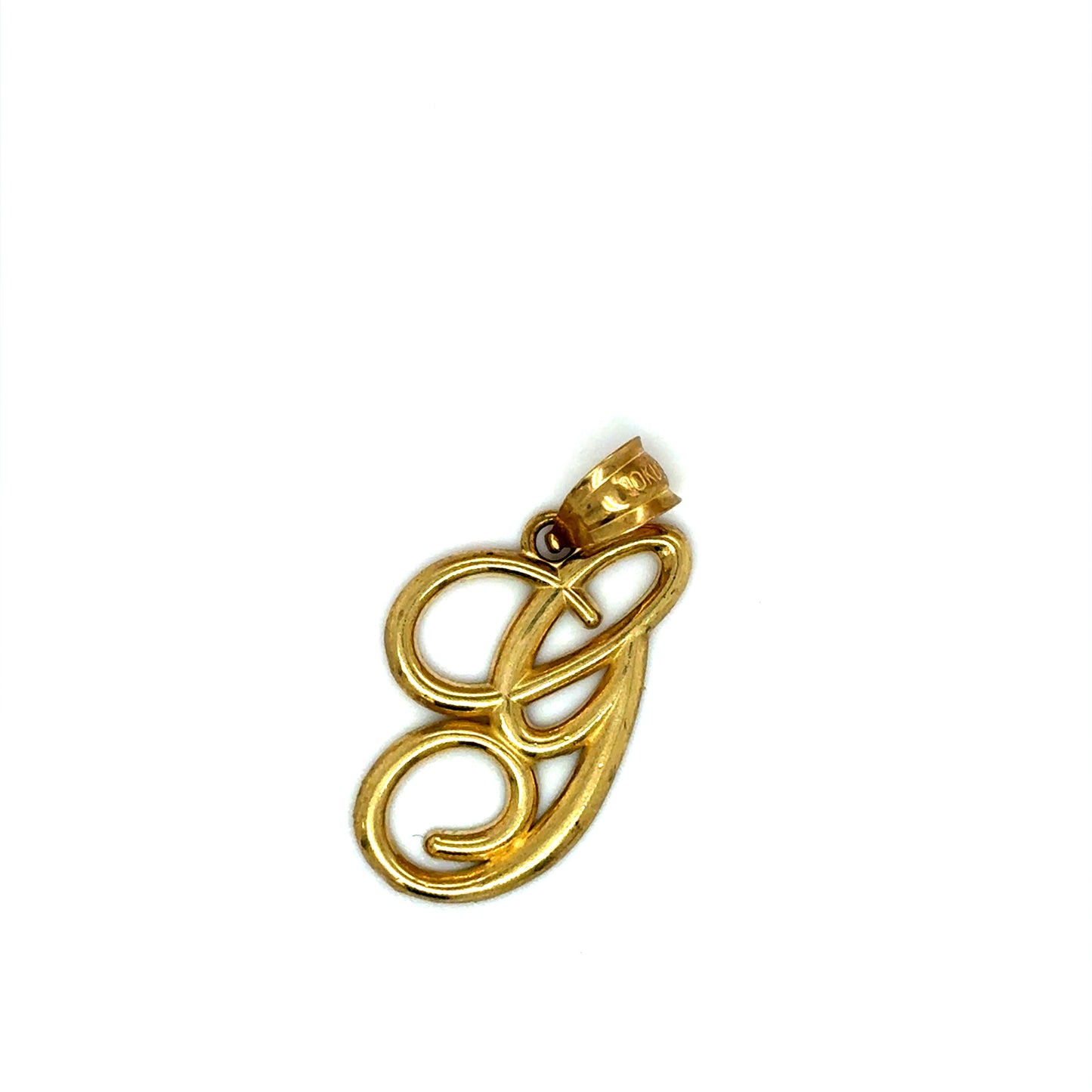 10k initial pendant