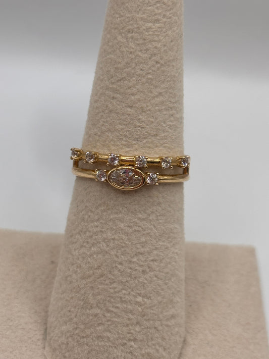 Woman casual ring 14k