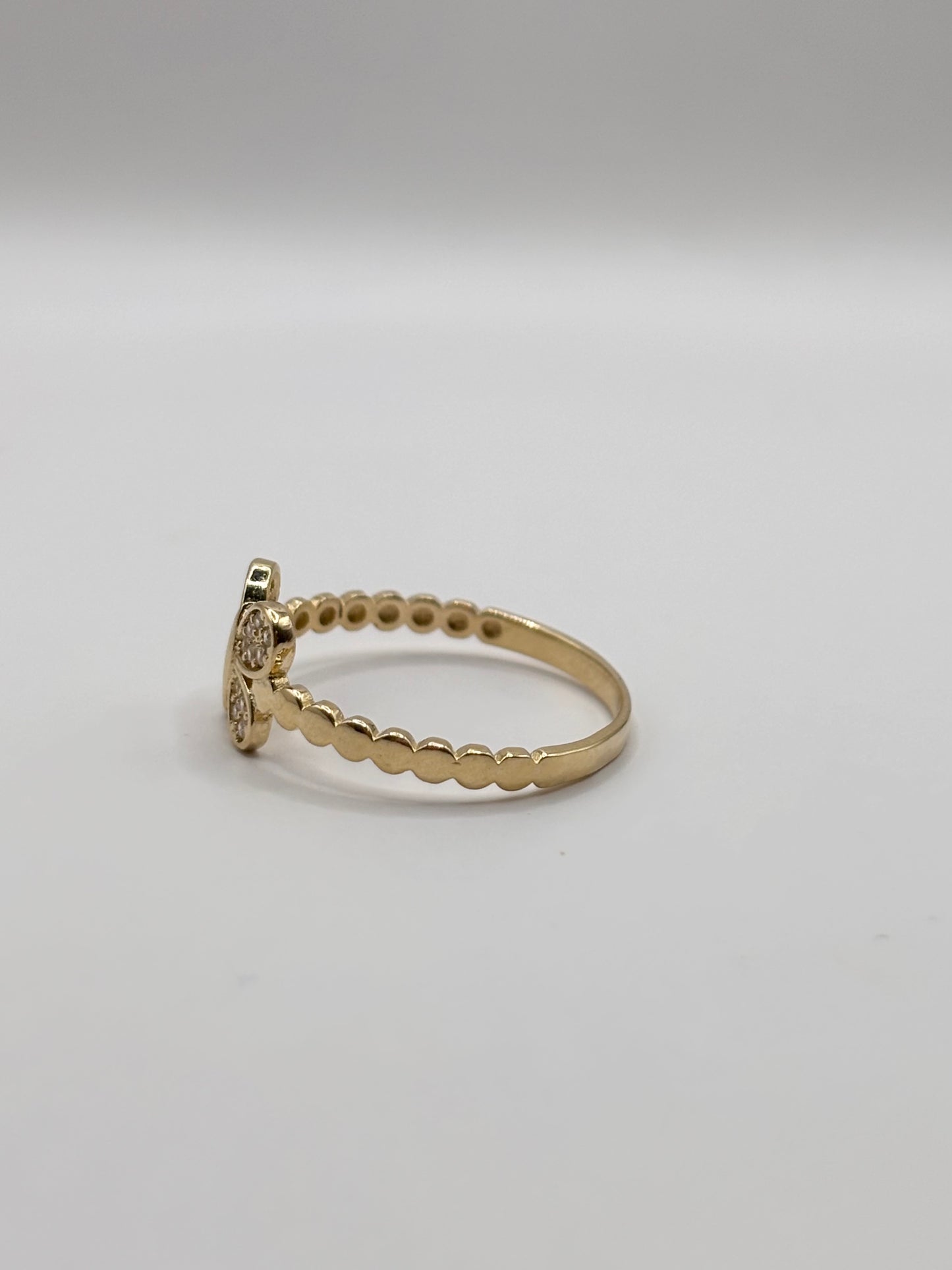 10k  butterfly ring