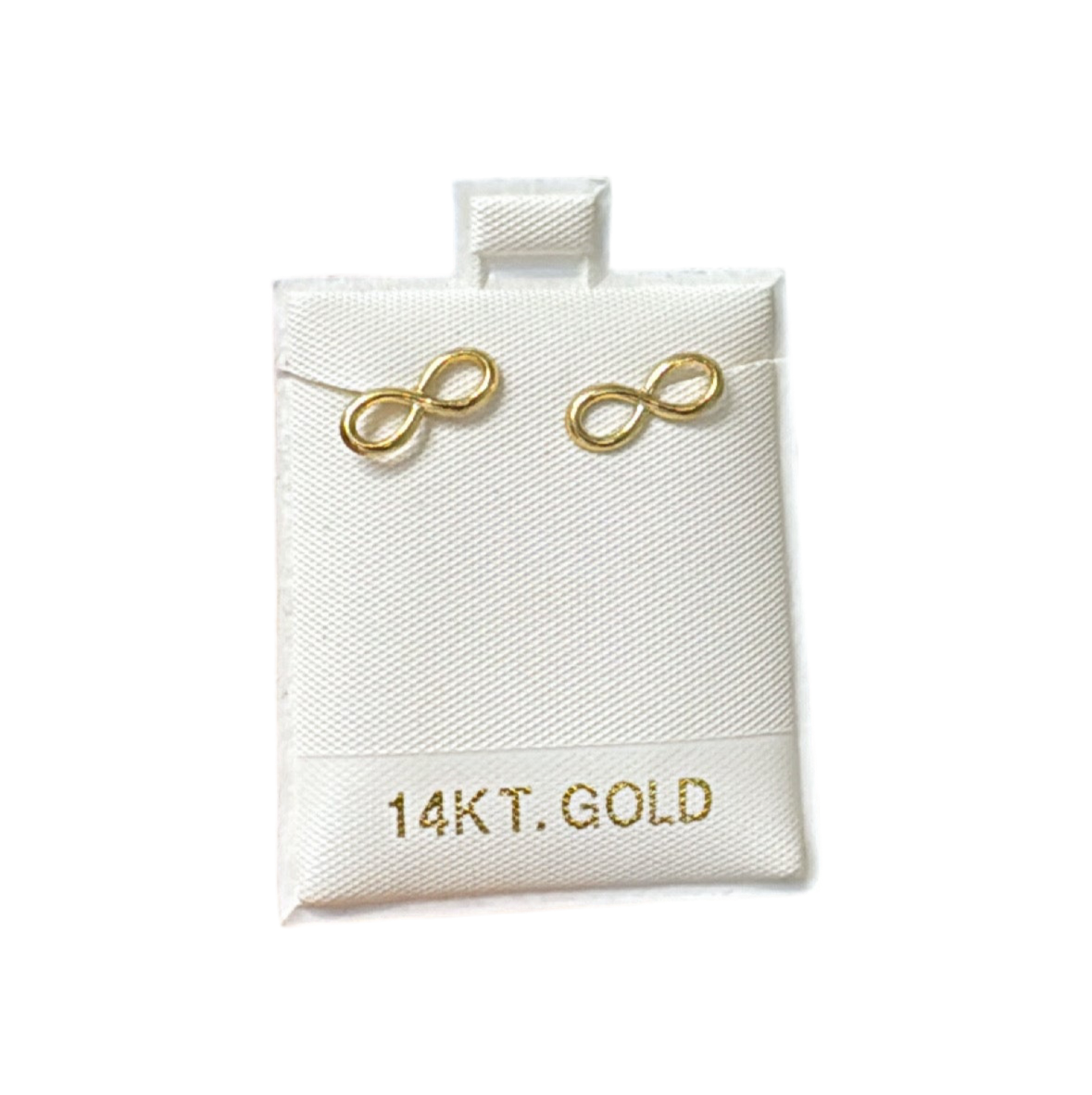 Infinity earrings 14k
