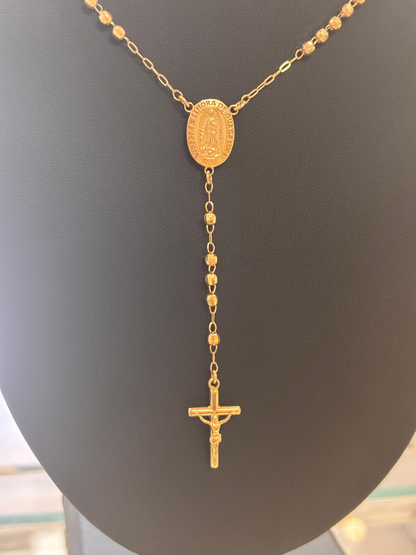 14 rosary woman necklace virgencita Guadalupe