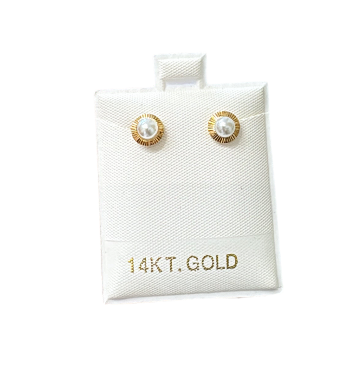 Pearl earrings 14k
