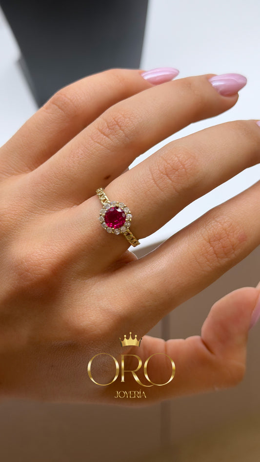 10k piedra roja cz