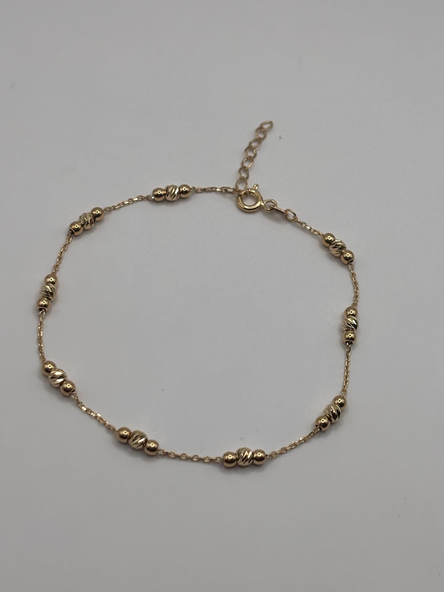 14k ball chain bracelet