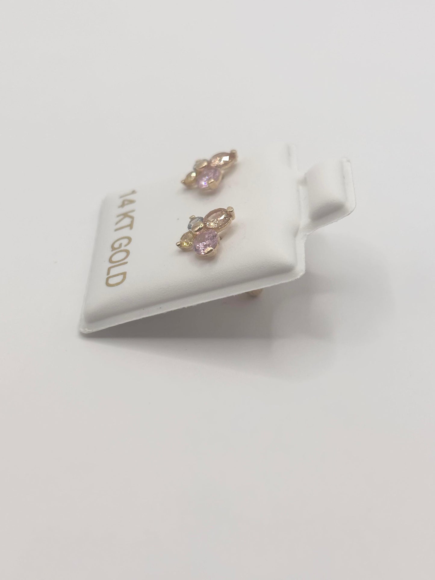 Butterfly earrings 14k