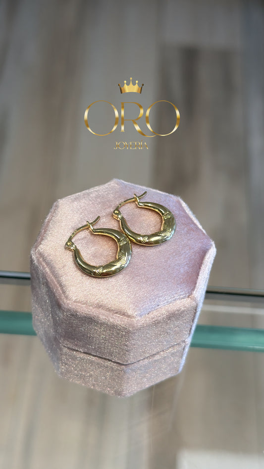 14k hoops earrings