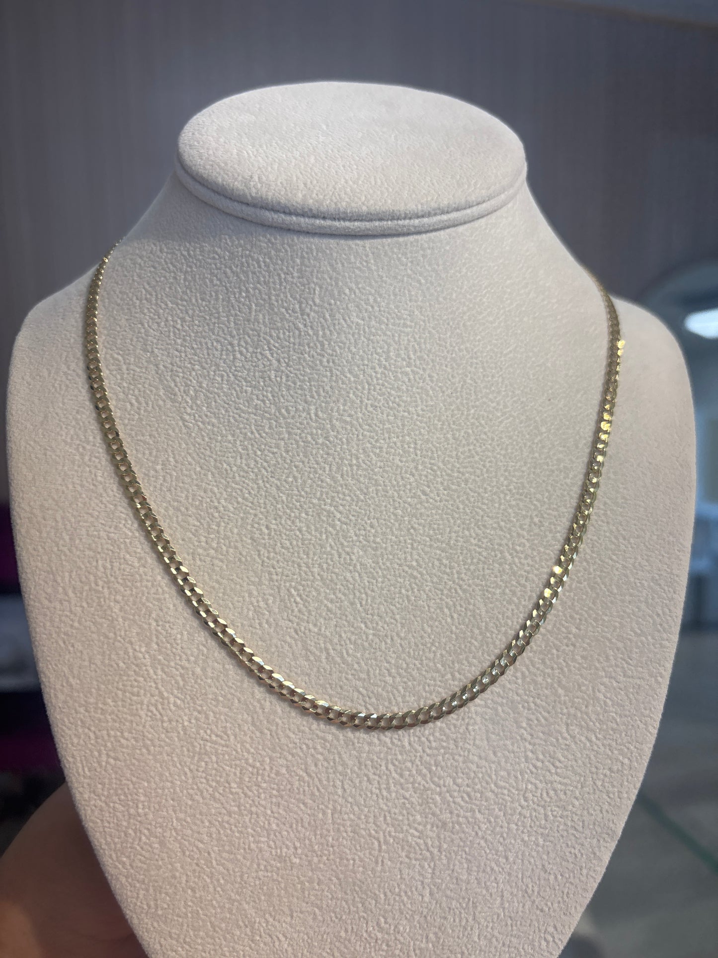 Cuban necklace 14k 3mm