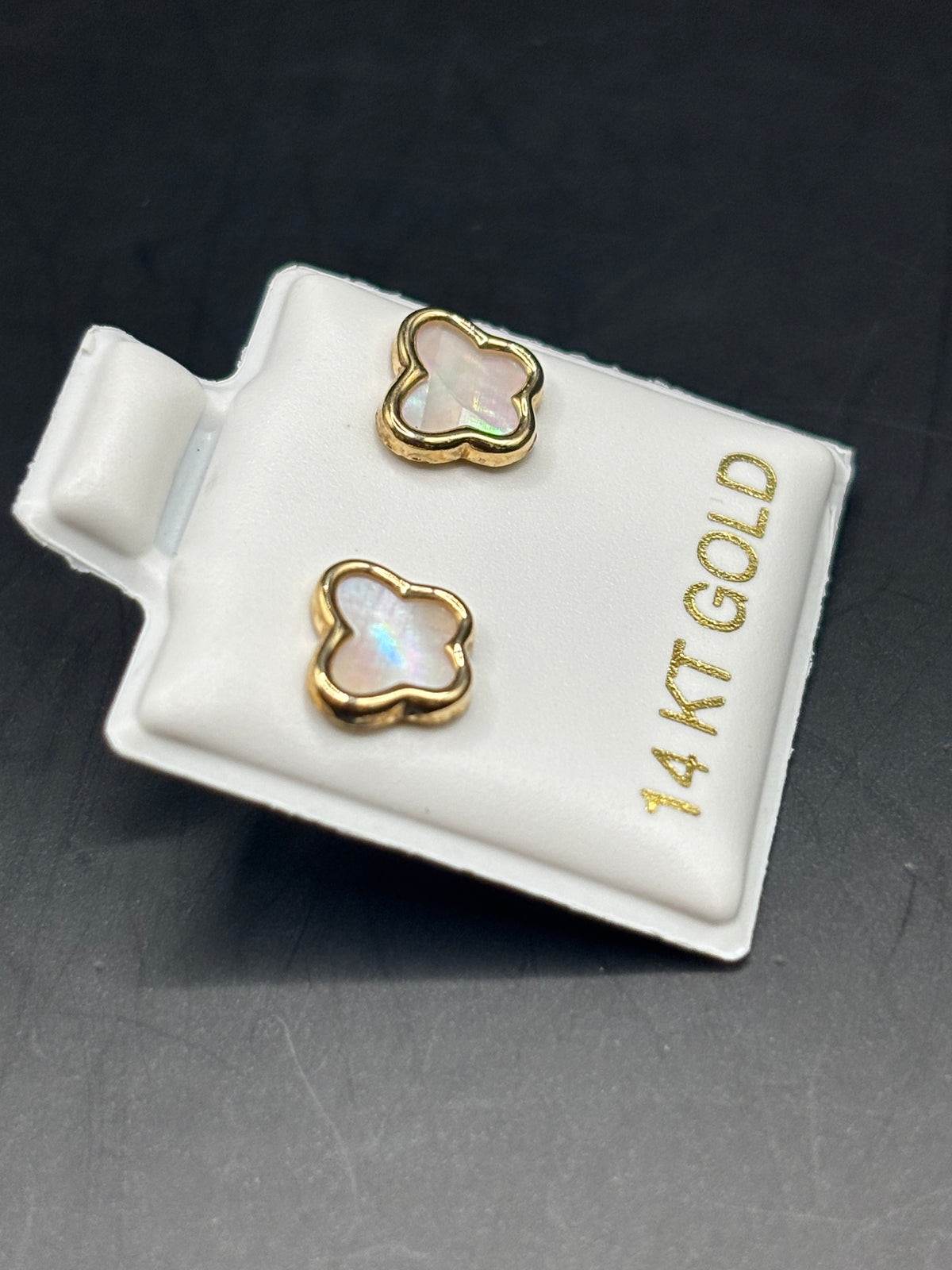 14k butterfly baby earrings