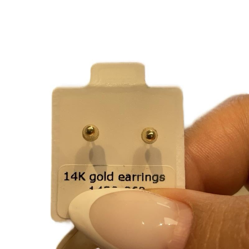 Balls  earring 14k