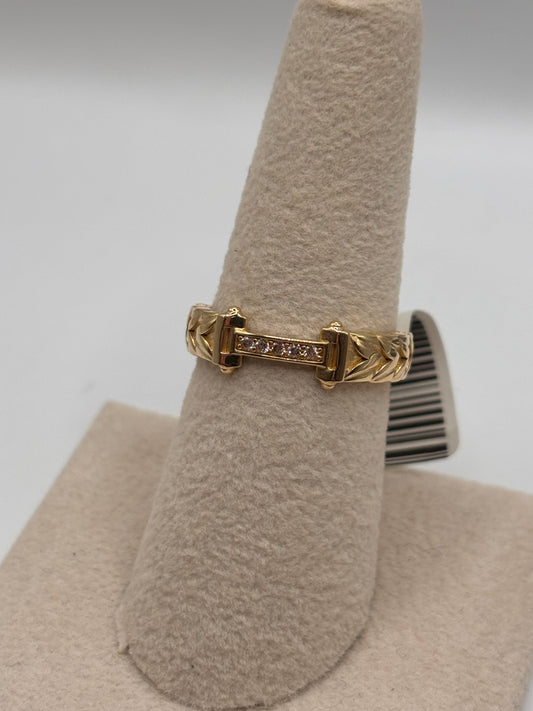 Woman casual ring 14k