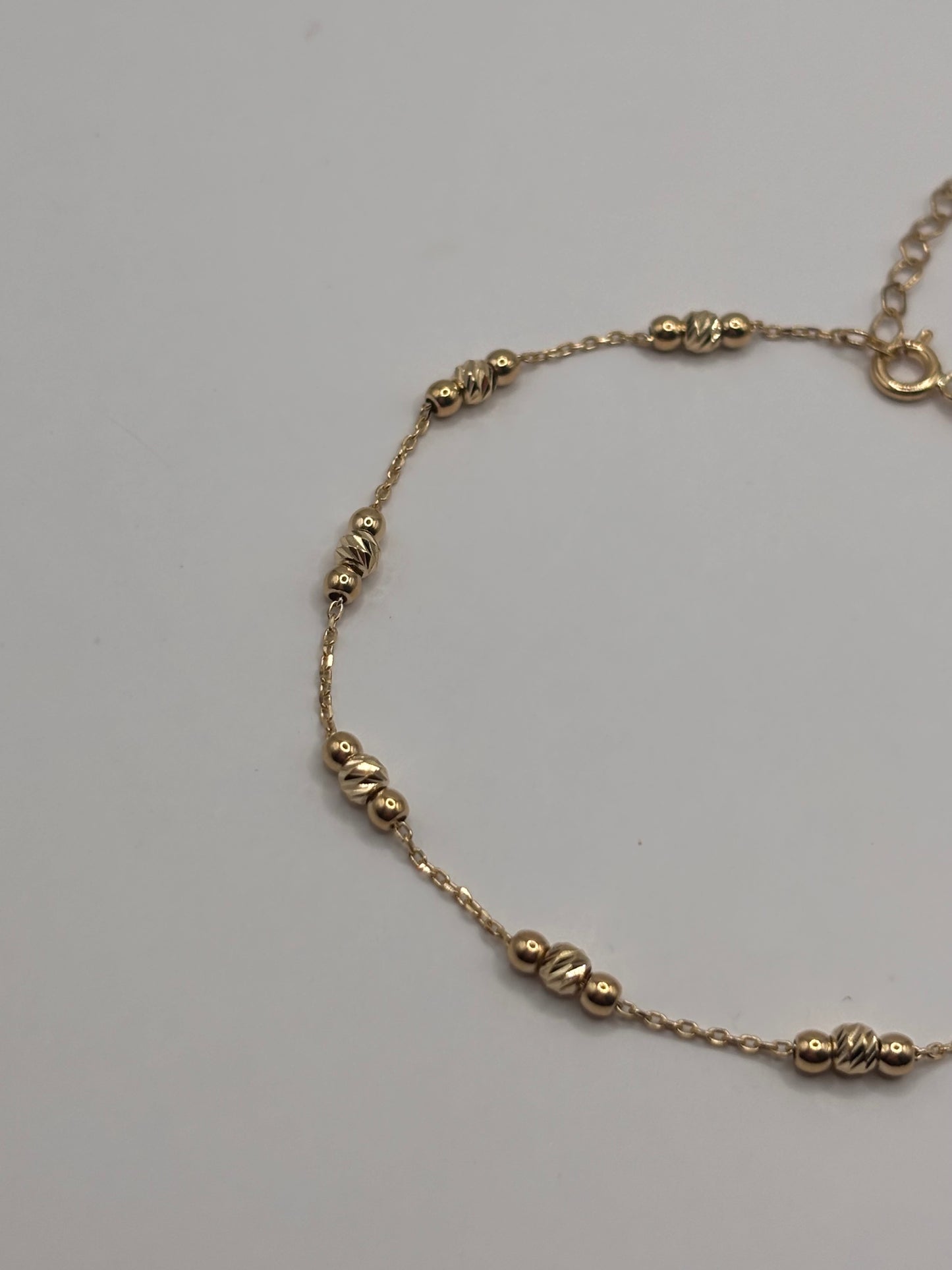 14k ball chain bracelet