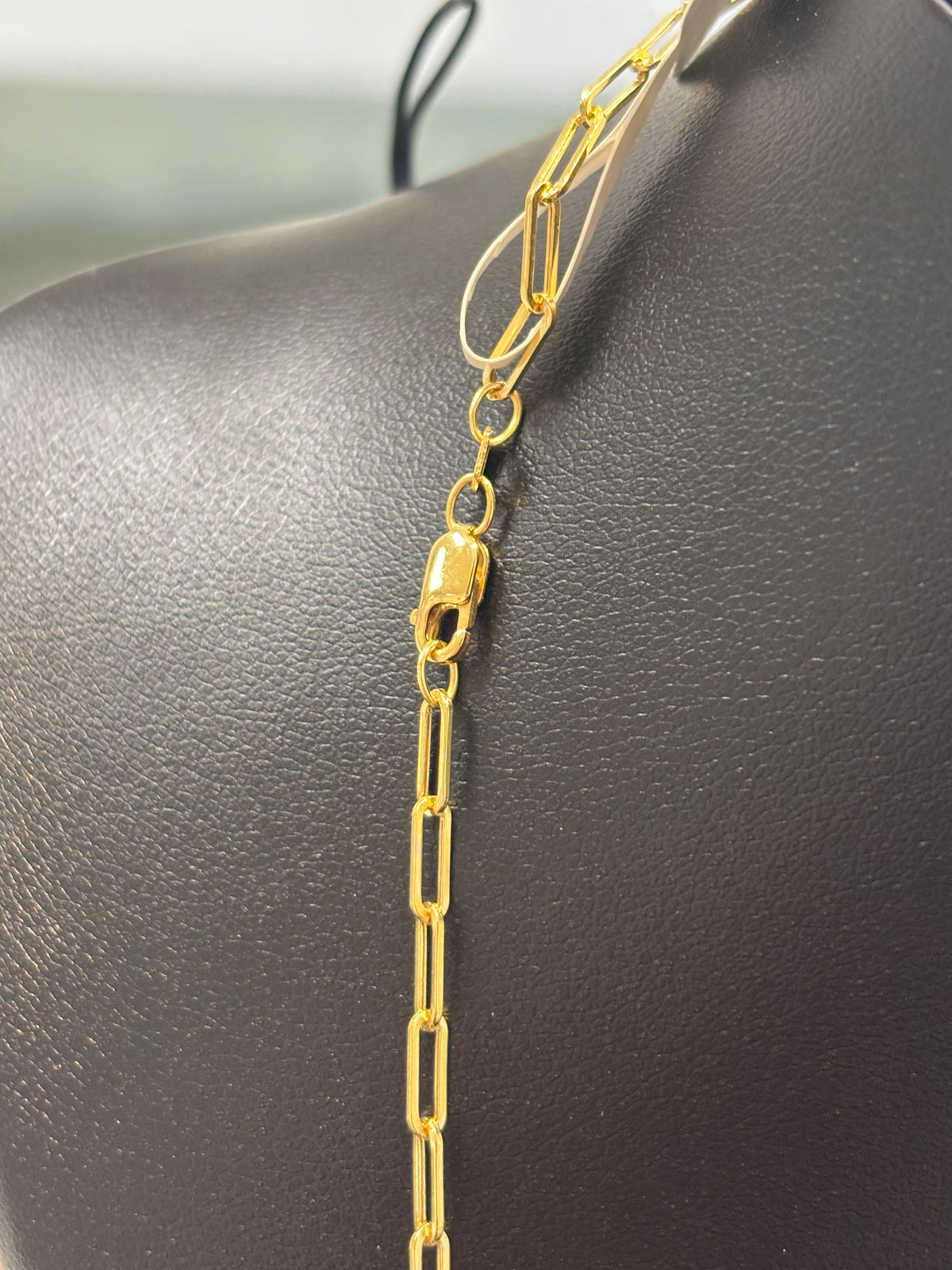 14k papper clip  chain