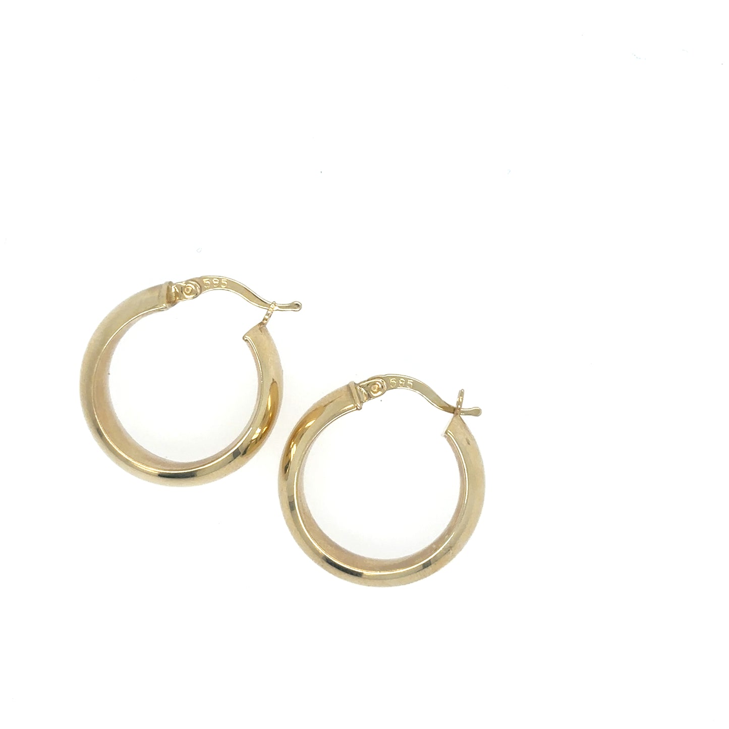 Chunky hoops 14k