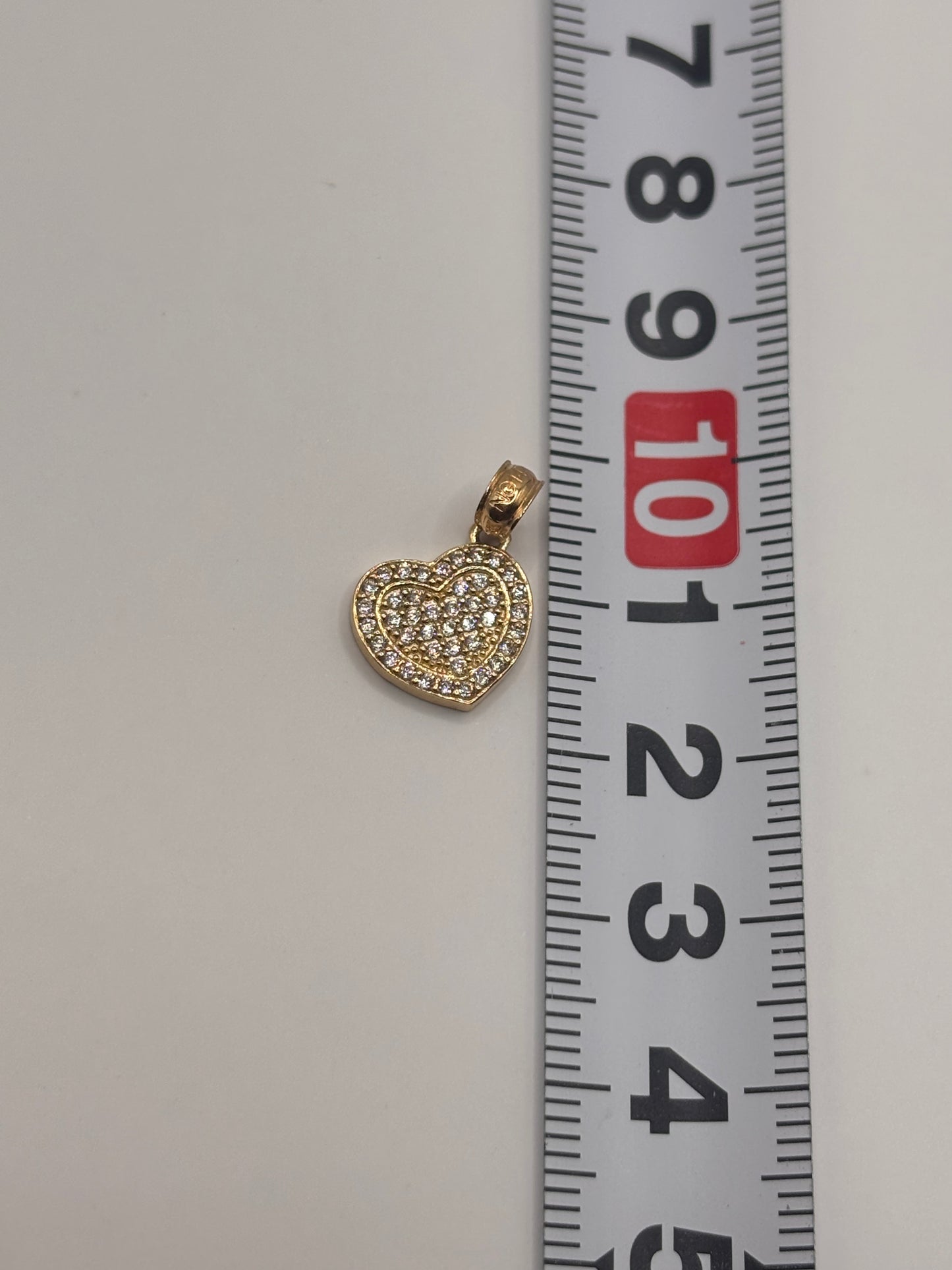 Heart pendant 14k