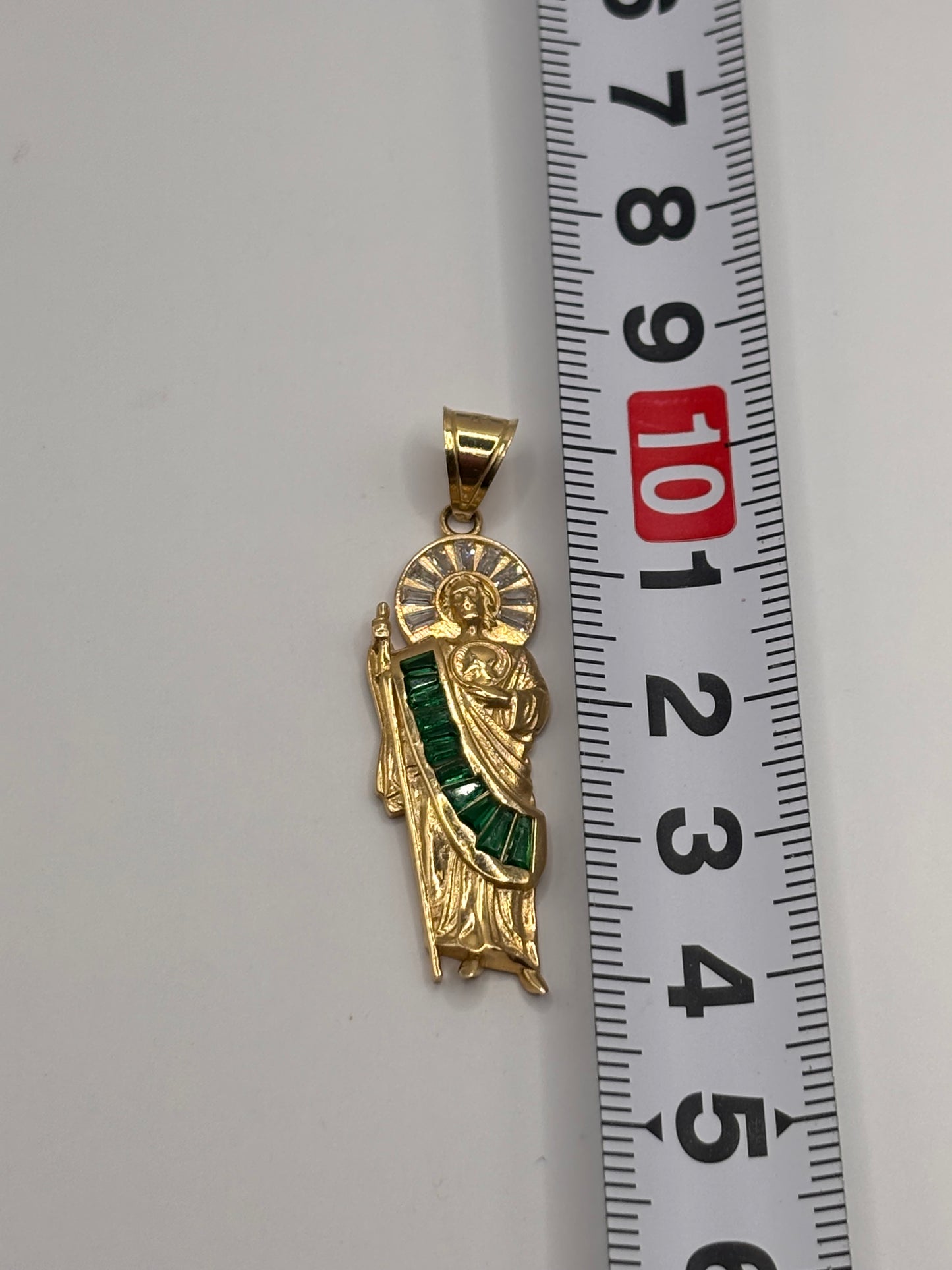 San judas pendant 14k