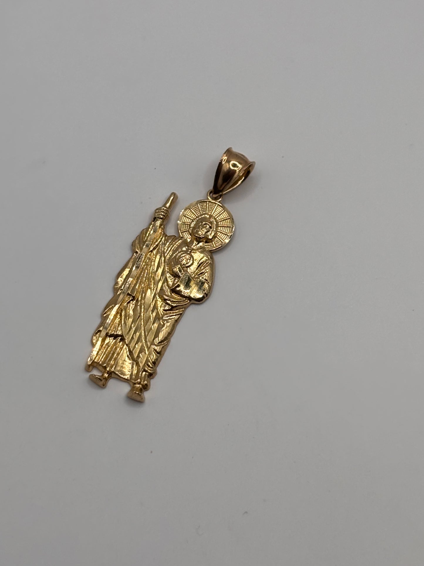 San judas pendant 14k