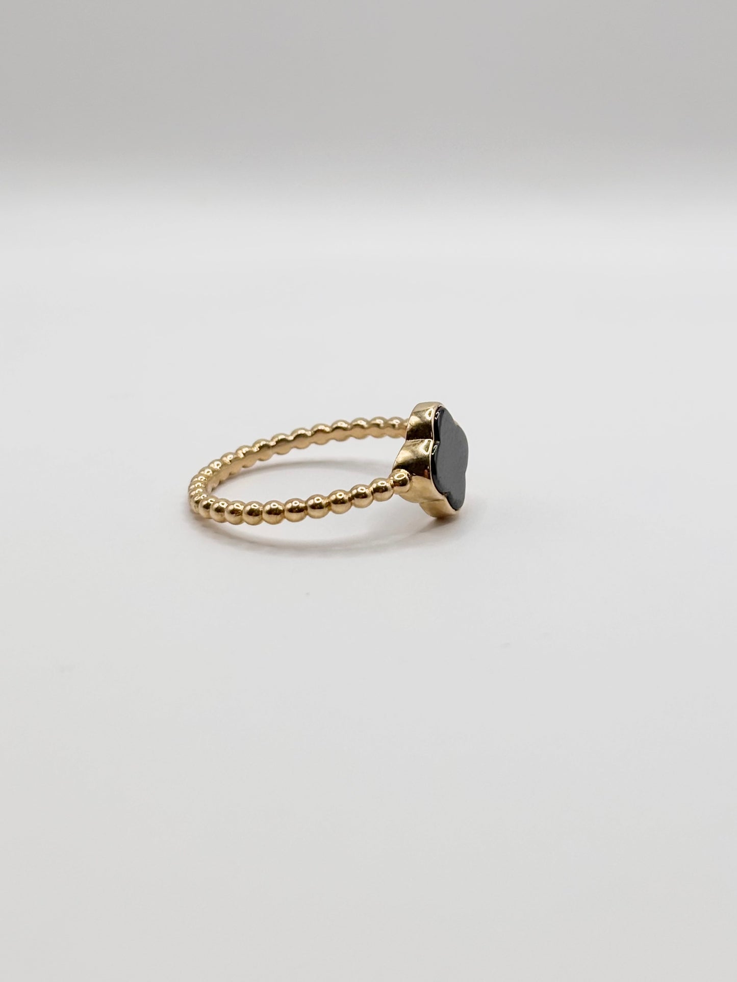 10k clover ring