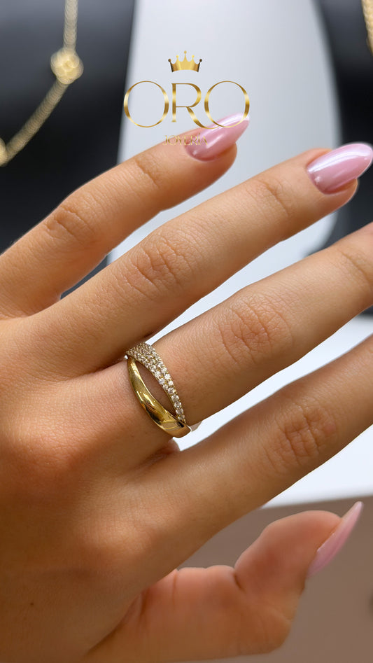 10k ring zirconia