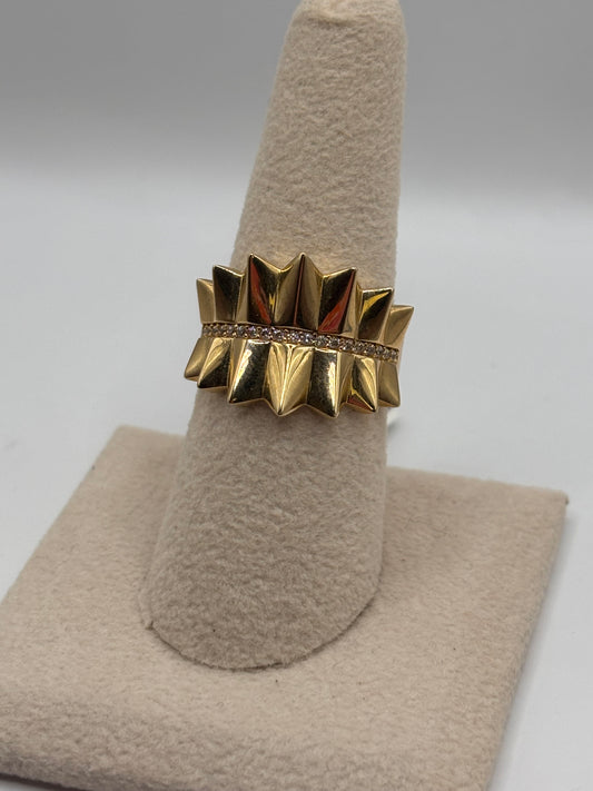 Woman casual ring 14k